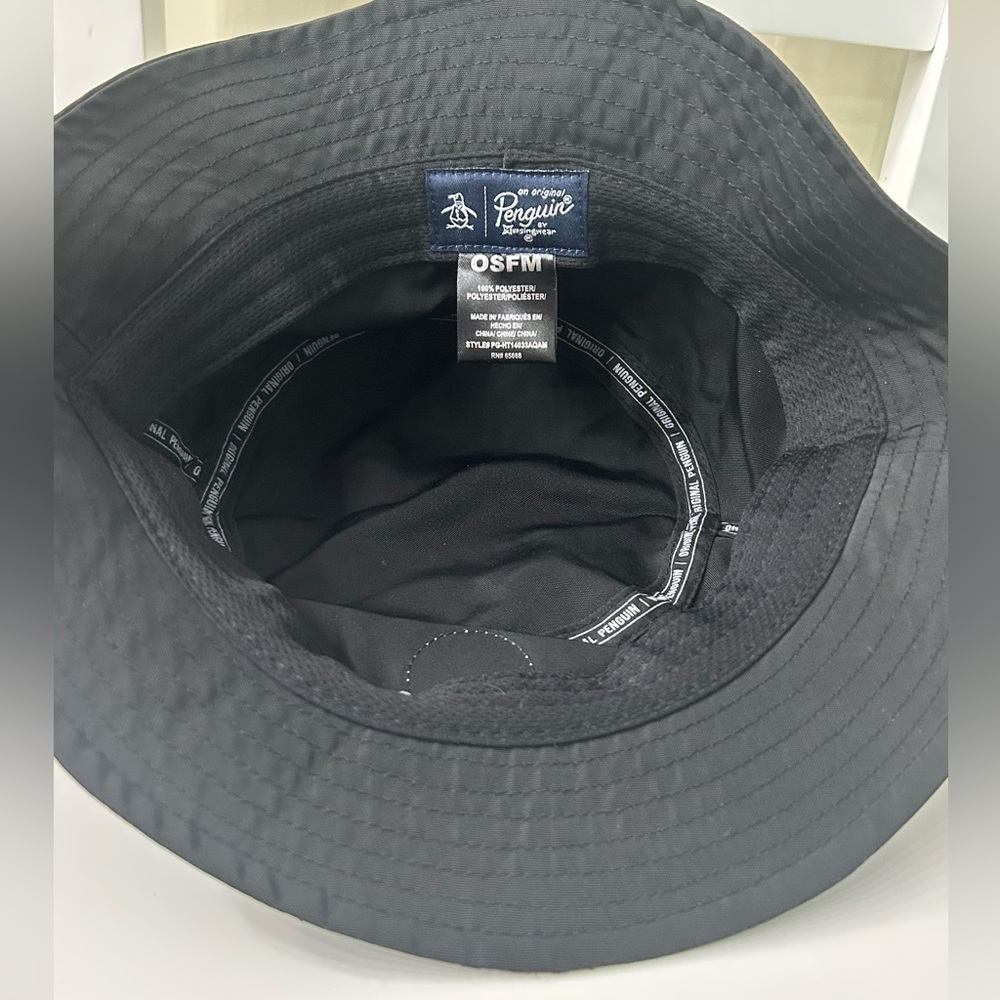 Original Penguin One Size Bucket Hat - Picture 7 of 8